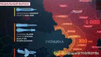 Sorge in Staats-TV: Putins Propagandisten zeigen, wo die Ukraine angreifen könnte