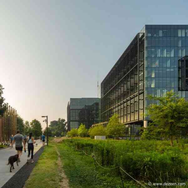 Olson Kundig uses glass bridge to connect office buildings near Atlanta's BeltLine