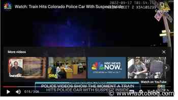 Woman left handcuffed in police car that was hit by a train is awarded $8.5 million