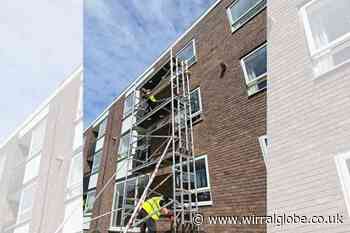 Men posing as workers ‘stole’ scaffolding from outside Wirral flat