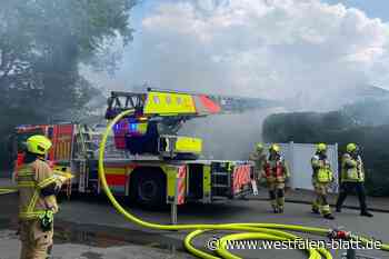 Carport-Brand in Elsen: Feuer greift auf Wohnhaus über