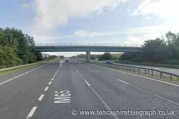 Three arrested after car stopped on junction five of M65