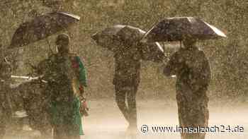 Es drohen wieder heftige Regenfälle: Warnung vor schwerem Gewitter im Kreis Rosenheim