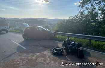 POL-PDKL: Motorradfahrer überlebt Verkehrsunfall nicht