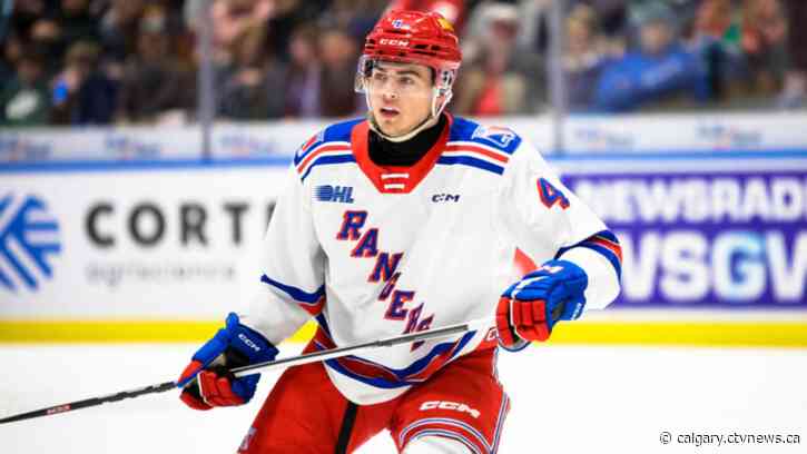 Calgary Flames prospect Hunter Brzustewicz wins OHL's 'best teammate' award