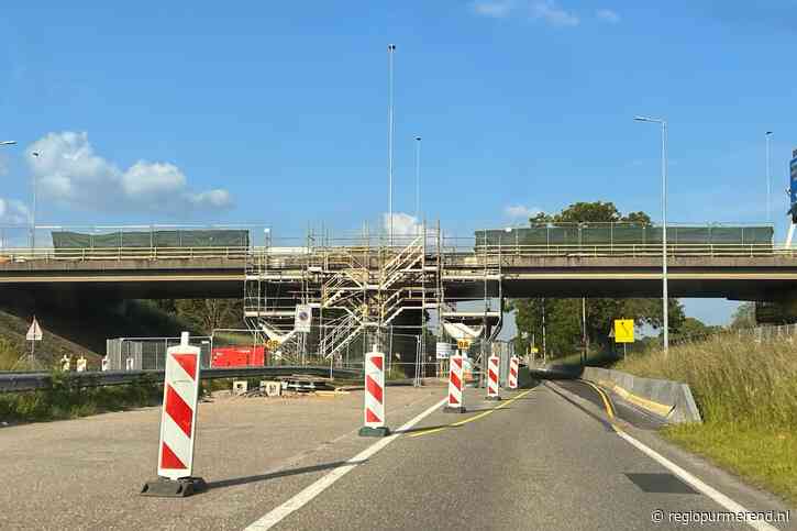 Naar verwachting halverwege juni weer naar vier rijstroken op A7 bij Purmerend