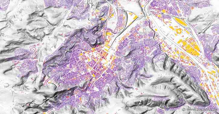 Solaratlas der Luft- und Raumfahrt zeigt geeignete Dachflächen für Solaranlagen in Deutschland