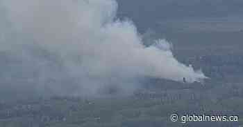 Crews battling out-of-control grassfire in Rocky View County, evacuations possible: RCMP