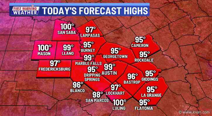 Triple digit heat index through the weekend