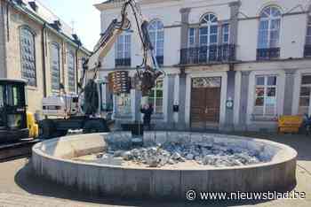 Gemeentehuis krijgt grondige renovatiebeurt en gaat voor een jaar in de steigers, ook vijver met fontein tegen de vlakte