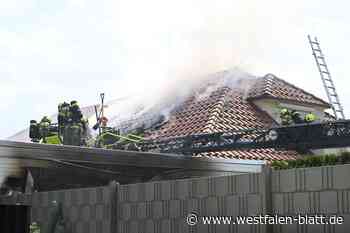 Brand in Paderborn-Elsen: Auslöser war ein Bulli