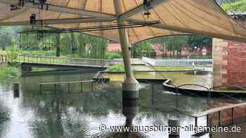 Glacisbühne noch unter Wasser: Konzert abgesagt