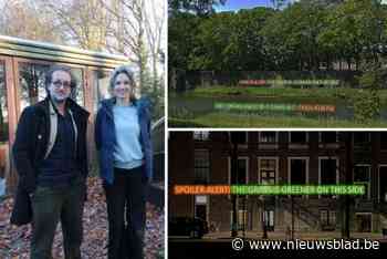 Antwerps kunstenaarsduo maakt werk over de verkiezingen: “Over de vele verkiezingsbeloftes die kwistig in het rond worden gegooid”