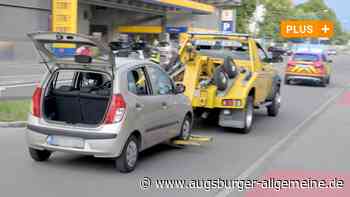 Undichter Gastank: Supermarktparkplatz in Neu-Ulm zwei Stunden gesperrt