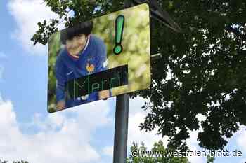 Mbappé-Fan Tamino (8) bittet in Bad Lippspringe um Vorsicht