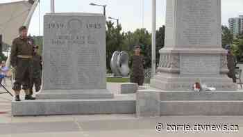 Man arrested for causing disturbance during D-Day ceremony in Barrie
