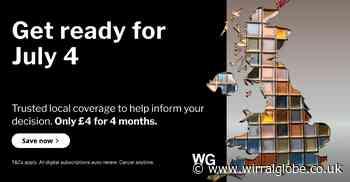 Wirral Globe readers can subscribe for just £4 for 4 months