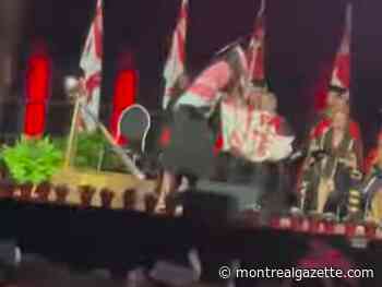 Graduating McGill student makes spitting motion at officials at convocation ceremony