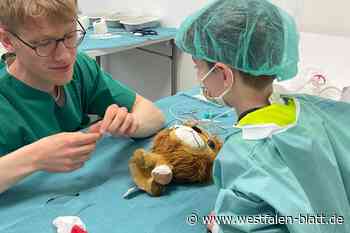 Teddybärklinik beim Kinderfest am Universitätsklinikum Minden