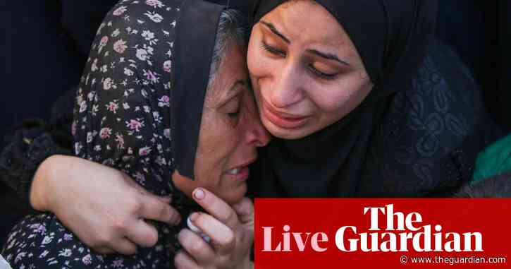 Israel-Gaza war: dozens reported killed after Israeli strike on UN school in refugee camp – as it happened