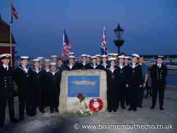 Poole Sea Cadets lead D Day parade along the Quay