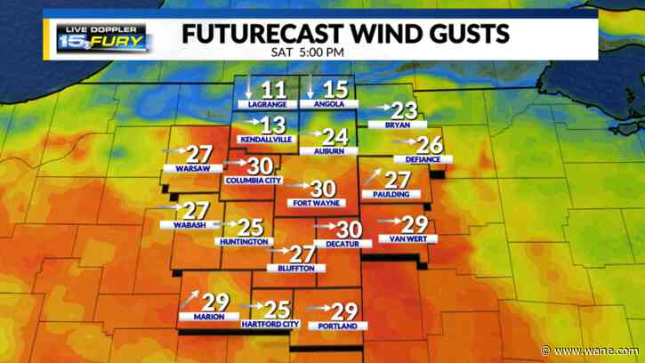 Windy weekend begins