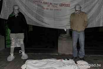 Studenten UAntwerp4palestine voeren actie in campus Hof van Liere: “Academische boycot weigeren staat gelijk aan genocide en status quo accepteren”
