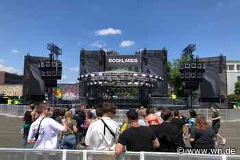 Auch die Sonne tanzt beim Docklands-Festival