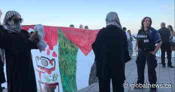 Pro-Palestinian protesters in Kingston disrupt Queen’s medical convocation