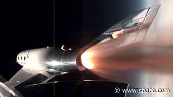 Virgin Galactic launches VSS Unity space plane on final suborbital spaceflight with crew of 6 (photos)