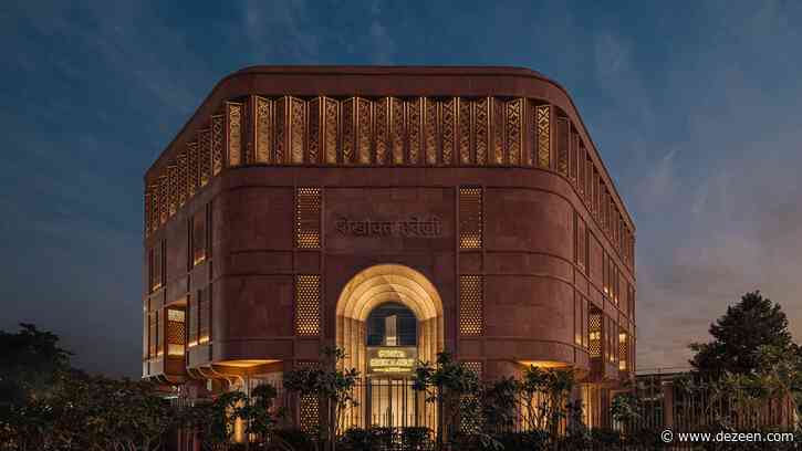 Studio Lotus wraps stone lattices around museum-cum-jewellery store in Jaipur