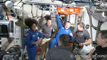 Boeing's astronaut capsule arrives at the space station after thruster trouble