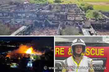 Blackpool fire: Video shows devastating extent of damage