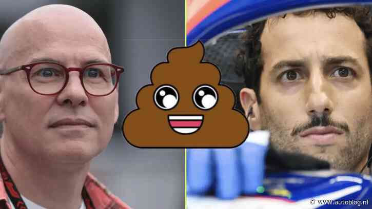 Ricciardo raadt Sjaak Nieuwstad aan excrement te eten