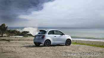 Fiat 500e Inspired by Los Angeles gets beach-inspired paint