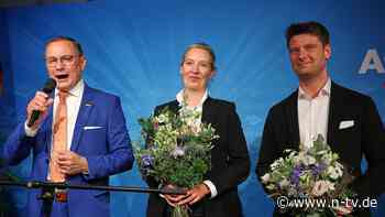 Zweiter Platz bei Europawahl: AfD-Spitze feiert "super Ergebnis" ohne Krah und Bystron