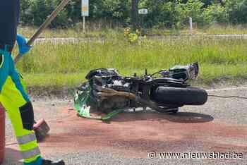 Motard die gewond raakte bij botsing in Zutendaal ligt nog steeds op intensieve