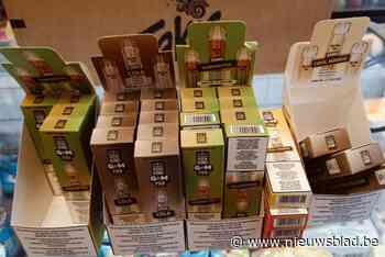 Twee nachtwinkels twee en drie weken gesloten voor verkoop illegale vapers