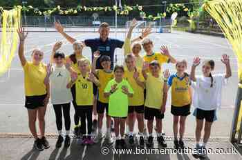 Dorset middle school pupils take part in fun run for charity
