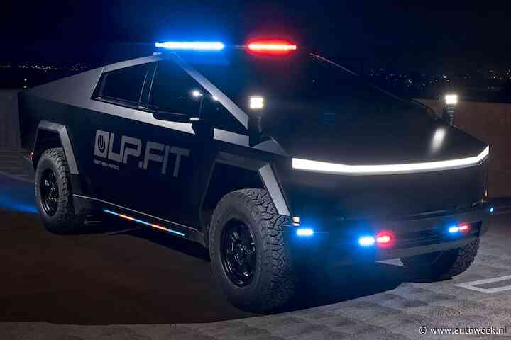 Tesla Cybertruck wordt politieauto