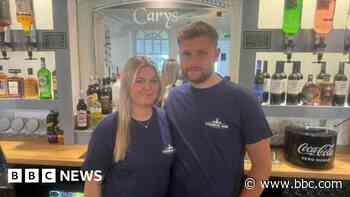 Pub landlords 'so happy' to be back open after crash