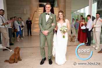 Pas getrouwd: Jeroen en Lauranne in Lommel