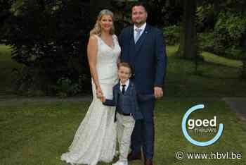 Pas getrouwd: Maxine en Kevin in Hoeselt