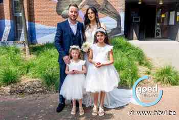 Pas getrouwd: Michael en Yasmina in Genk