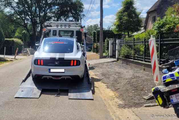 Mustang van laagvlieger in beslag genomen in Heusden