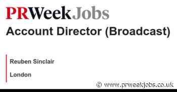 Reuben Sinclair: Account Director (Broadcast)