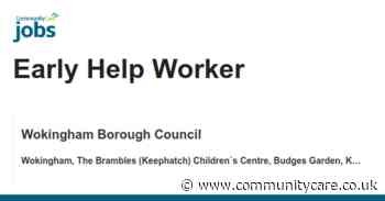 Early Help Worker – £29,269 – £33,024