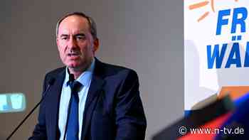 2,7 Prozent positiv betrachtet: Aiwanger beharrt auf nächsten Bundestagseinzug