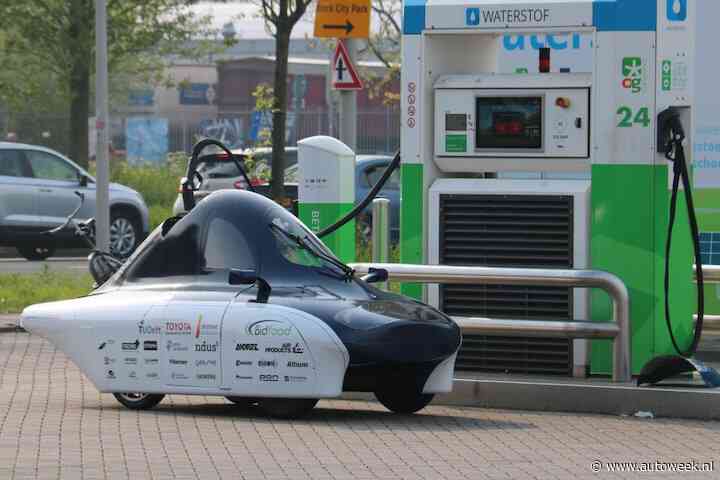 Studenten mogen met waterstofauto op jacht naar record Toyota