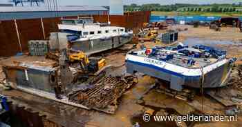 Dit bedrijf sloopt de Courage, het schip dat doormidden brak en zonk: ‘Het is gewoon knipwerk’